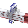 2001558 - Plataforma pòrtic en alumini elevable per manteniment ferroviari