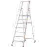 8081 - Scala a pioli con piattaforma larga EN131.1-2