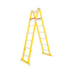 FT - Scala a pioli con doppio accesso in vetroresina EN131.1-2 e EN 50528