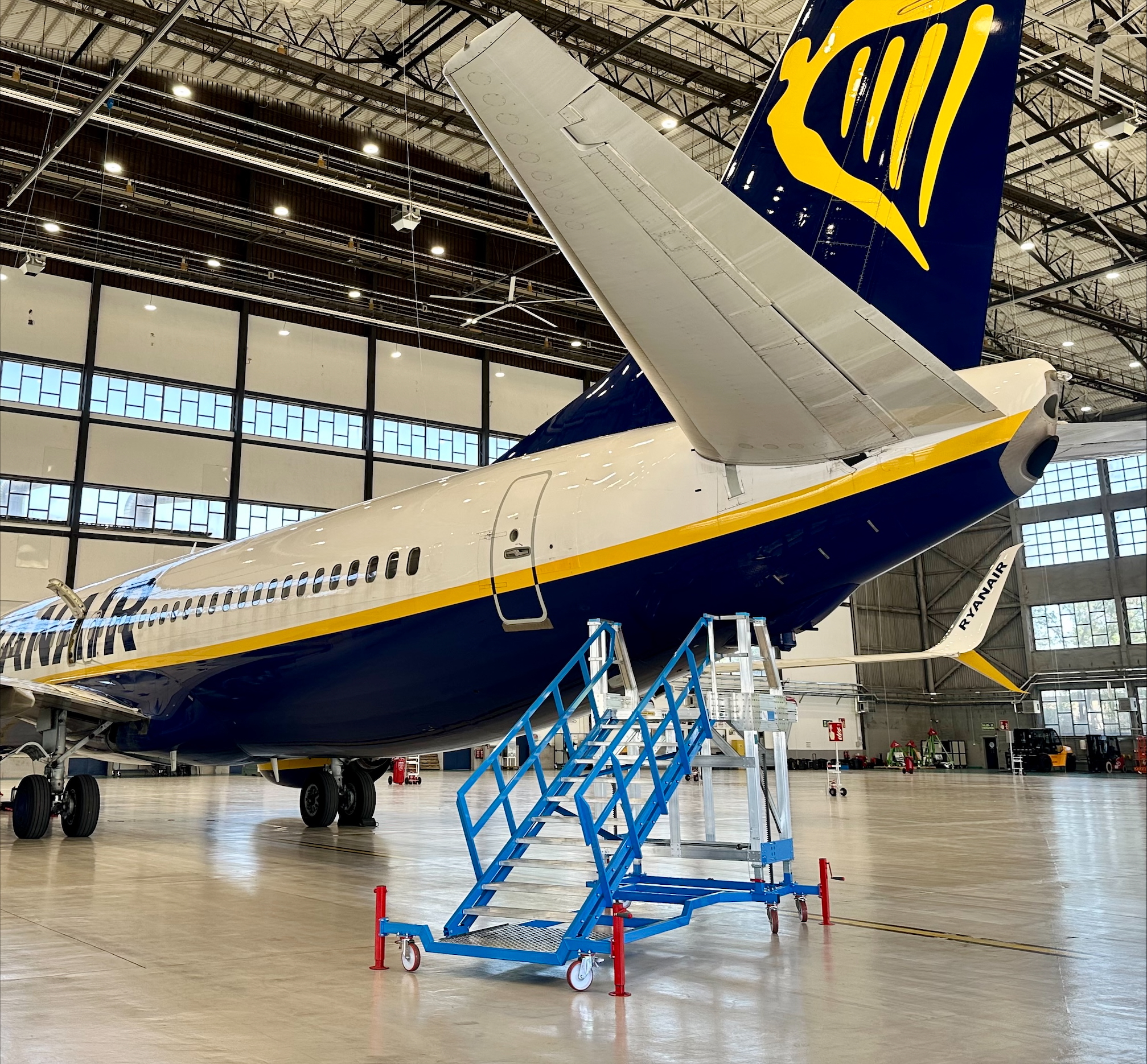 Plateforme de maintenance pour avions : sécurité et efficacité dans les opérations aéroportuaires